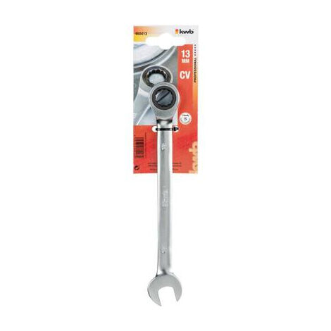 KWB 460413 CLÉS POLYGONALE DOUBLE À CLIQUET 1 PIÈCE 13 MM