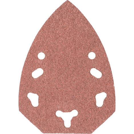 kwb  493504 Deltaschleifpapier  Körnung (num) 40  (L x B) 140 mm x 100 mm 5 St.
