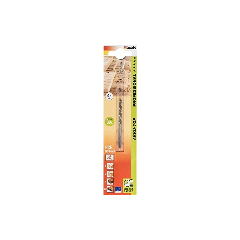

49511904 Broca Para Madera Dura, 4 Mm - Kwb