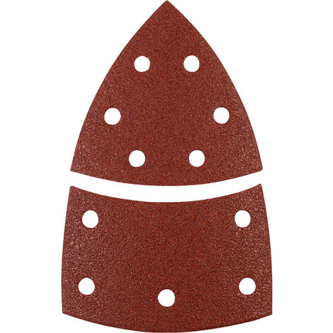 kwb  496108 Deltaschleifpapier  Körnung (num) 80  (L x B) 62, 93 mm, mm x 100 mm 5 St.