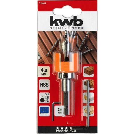 kwb 512004 Foret pour le bois 1 pièce 4 mm 1 pc(s) D225482