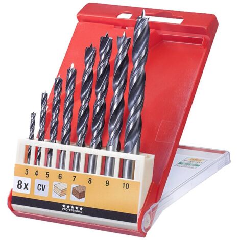 kwb 514100 punta per trapano Set di punte per trapano 8 pz