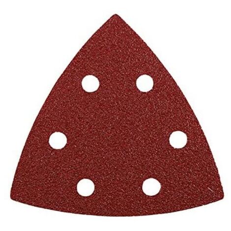 kwb 542834 - Set di carta abrasiva a delta, grana 40, dimensioni angolari: 93 mm, 1 pezzo