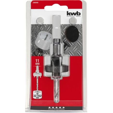 kwb 598900 Alberino di supporto per seghe a tazza 1 pz.