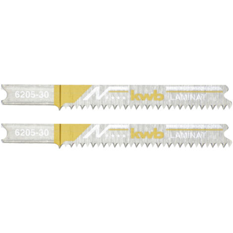 kwb 620530 Stichsägeblätter, LAMINAT, Holzbearbeitung, Bi-Metall 2 St.