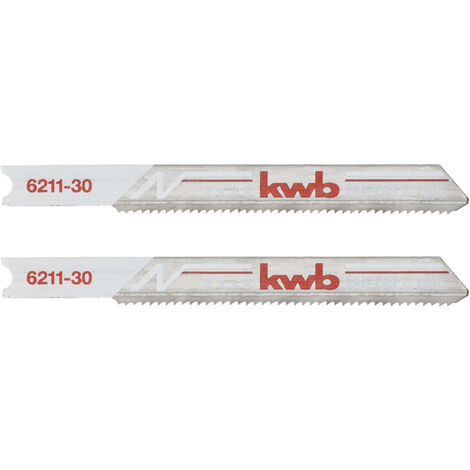 kwb 621130 Stichsägeblätter, Metallbearbeitung, Bi-Metall, 2 x fein 2 St.