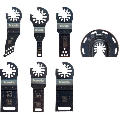 kwb 708000   Tauchsägeblatt-Set 7teilig   7 St.