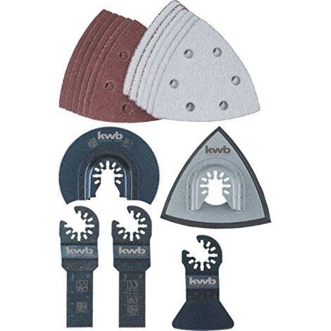 kwb 708900 Kit di accessori per multiutensile 17 pz.