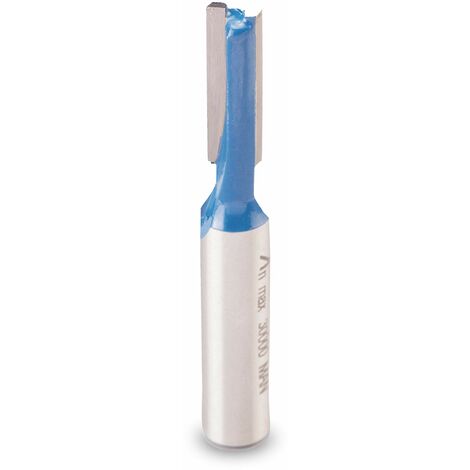 kwb 7550-20 HM Groove Cutter Professional (per legno, Ø, lunghezza di lavoro 20mm, gambo 8mm, abbinando tutto comune fresatura a mano), blu / grigio