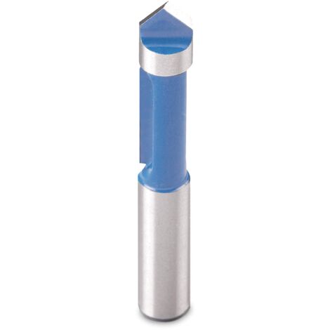 kwb 7557-20 HM Incisione Cutter Professional (per legno, Ø, gambo da 8mm, tagliente levigata di precisione, abbinando tutte le femmine comuni-bitches), blu / grigio