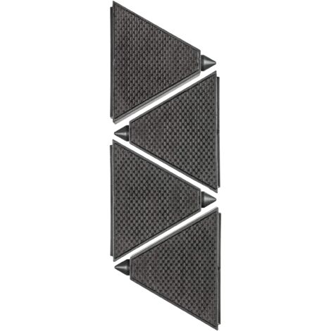 kwb 785800 4 x TriGrips pastiglie/tappi per pezzi con rivestimento antiscivolo e punte di vernice