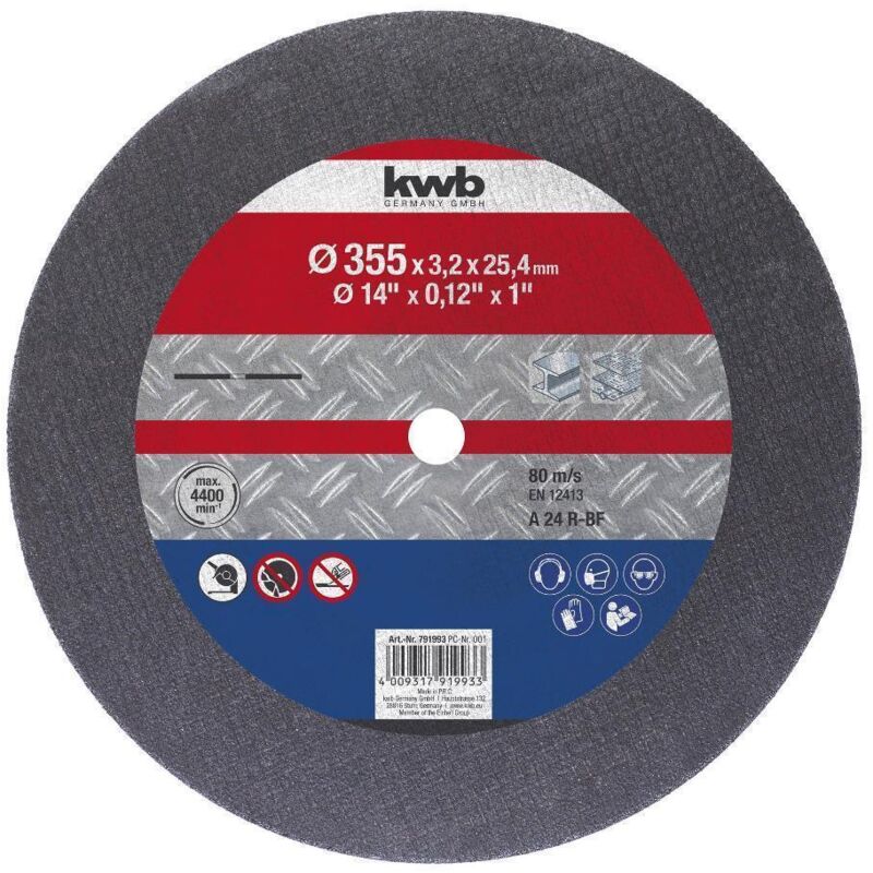 Image of KWB - Einhell trennscheibe für metall durchmesser 355 mm - 49791993