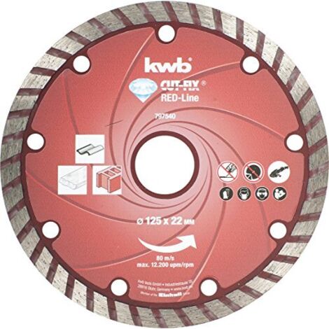 kwb 797540 lama circolare 12,5 cm 1 pz