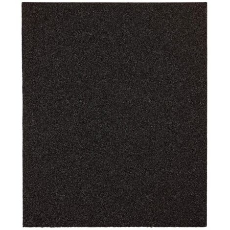 kwb 830412 Carta abrasiva resistente all'acqua Foglio abrasivo resistente all'acqua per lavori di vetro, pietra, metallo, carrozzeria e vernice, 230 x 280 mm, saldato 5 pz. Grana K-120, Made in Europe