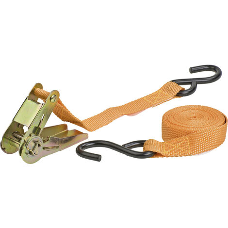 kwb 983600 Zweiteiliger Spanngurt (L x B) 3.5 m x 25 mm Ratsche
