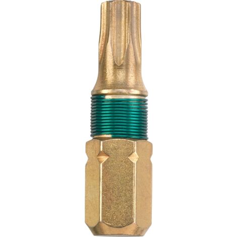KWB BIT 25 MM TORX T15 DIAMOND 126215 (DIAMANT REVÊTEMENT, TQ 60 ACIER, ENTRAÎNEMENT ISO 1173, C 6.3), 0 W 0 V