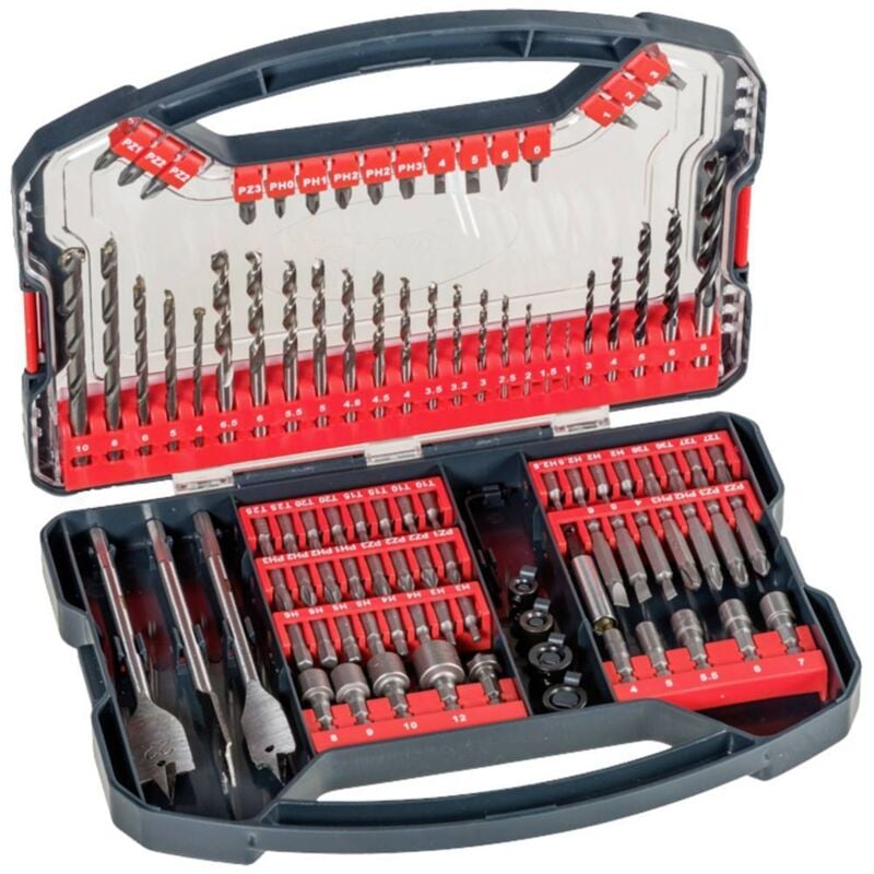 KWB - 109110 10 pièces Assortiment de forets et d'embouts