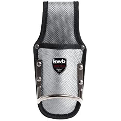kwb, borsa portautensili in nylon, con clip in metallo da portare sulla cintura, per taglierino comune, con e senza porta martello, 907010
