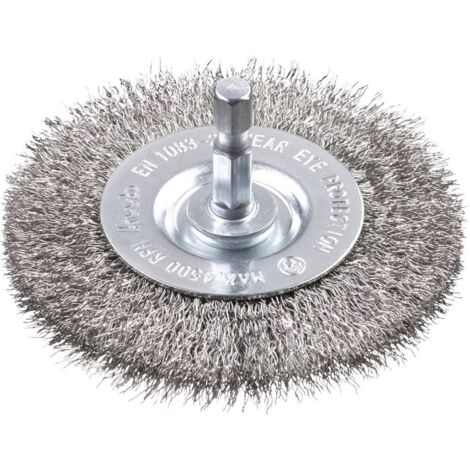 kwb BROSSE À DISQUE, FIL EN ACIER INOXYDABLE, ONDULÉE 609810 1 pc(s)