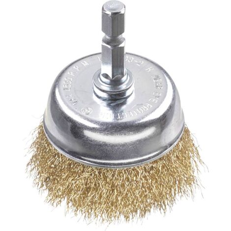 KWB BROSSE BOISSEAU MESSINGDRAHT 6091-10 ONDULÉ
