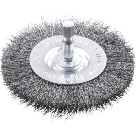 KWB BROSSE CIRCULAIRE EN FILS D'ACIER ONDULÉS, 6074-30