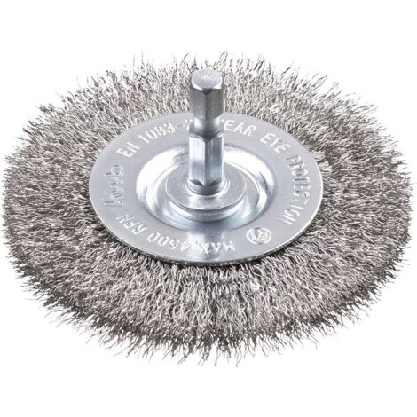 KWB BROSSE CIRCULAIRE EN FILS D'ACIER ONDULÉS, 6098-30