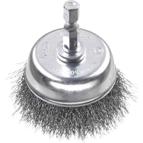 KWB Disque Brosse Laiton Fil Wavy - Fin (75mm)