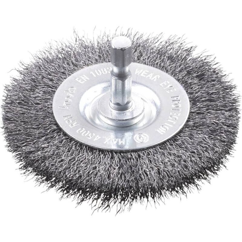 KWB - brosse circulaire en fils d'acier ondulés, 6074-30