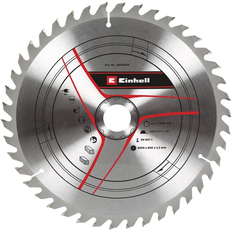 Image of Einhell Stat. Sägen-Zubehör Sbl Set d 250x30x3,2 Z24/42/60