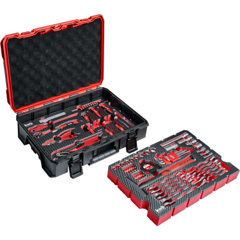 By Einhell Malette à outils de 80 pièces e-case - KWB
