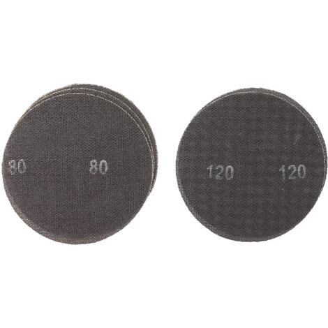 kwb by Einhell - Set di dischi abrasivi a griglia (Ø 225 mm, 3 x K80, 2 x K120, adatto per levigatrice a secco Einhell TE-DW 225 X)
