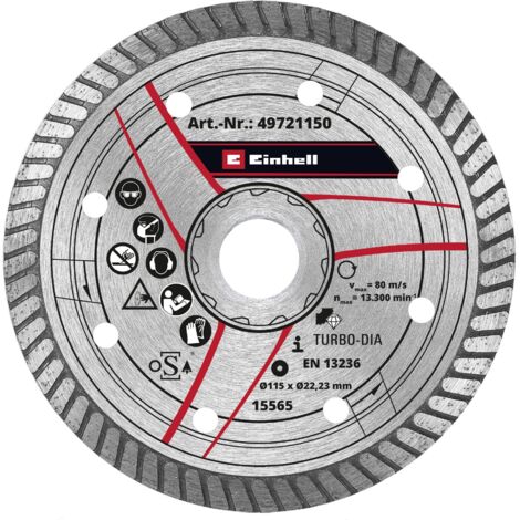 kwb by Einhell Winkelschleifer-Zubehör Diamant-Trennscheibe dünn 115x1,2