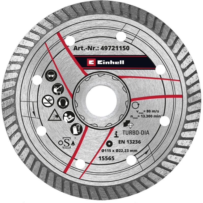 Image of kwb by Einhell Winkelschleifer-Zubehör Diamant-Trennscheibe dünn 115x1,2