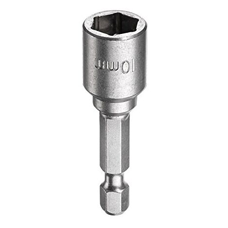 KWB CLÉ À DOUILLE 10 MM ALLEN 102.710 (1/4 '' E6.3 TIGE HEXAGONALE, ISO 1173, HOCHWERIGER TQ 60 EN ACIER) 102710