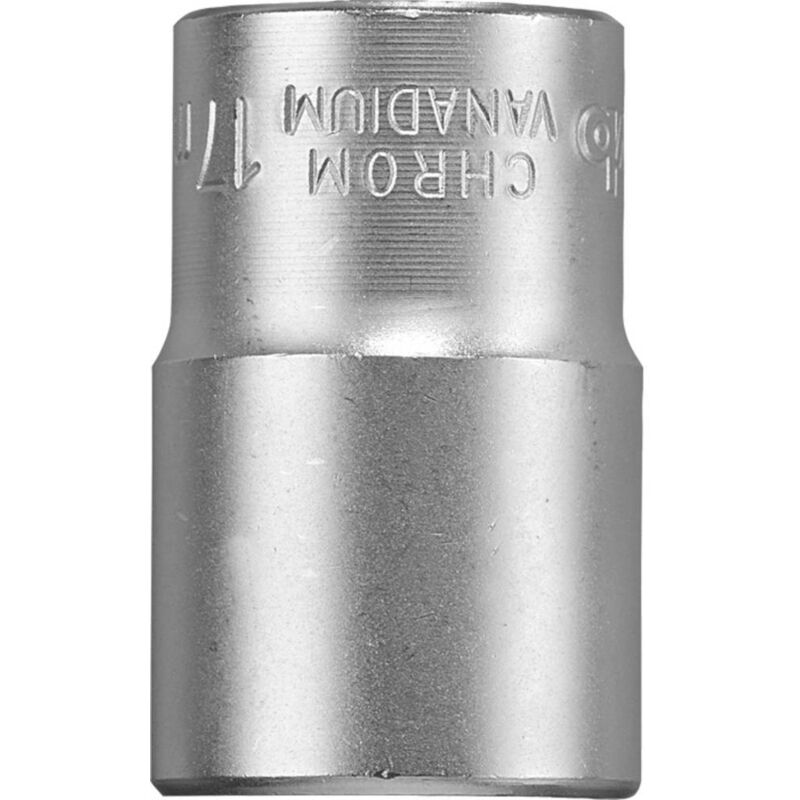 kwb 372317 Bits 17mm 1/2" CV-steel matt chrome wave section rounde...