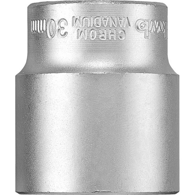 kwb 372330 Bit 30mm 1/2" CV-steel matt chrome wave section rounded...