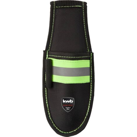 KWB COUTEAU SUPPORT AVEC RÉFLECTEUR 909910 (TISSU EN NYLON SOLIDE, AVEC CLIP DE CEINTURE)