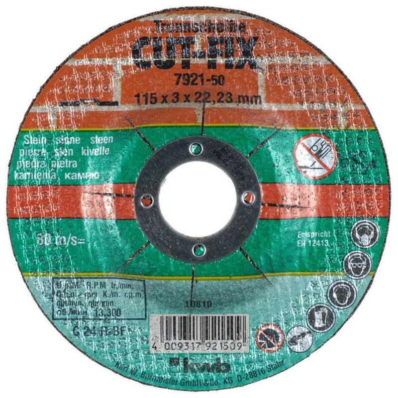 Kwb 792150 Fornitura Per Utensili Rotanti Per Molatura levigatura P...
