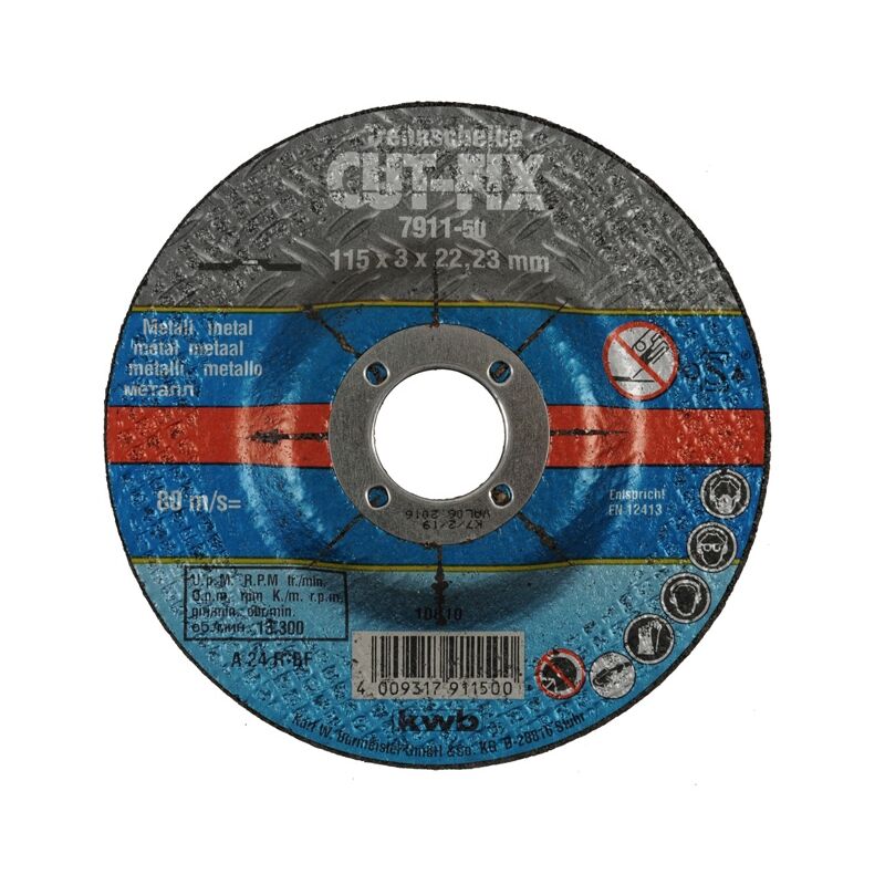 Disque À Tronçonner Et À Ébarber Cut-Fix 115 X 3,0