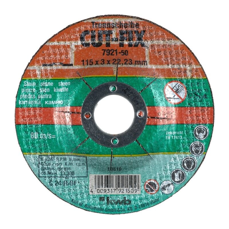 KWB - 25 x cut -fix tronçonnage steinbearbeitung, 7922-50