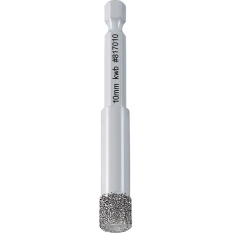 KWB Diamant-Lochsäge für Trockenschnitt, 1/4" E6.3, Ø 10 mm