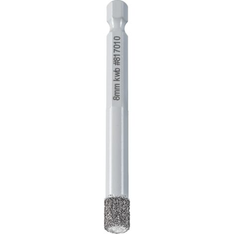 KWB Diamant-Lochsäge für Trockenschnitt, 1/4" E6.3, Ø 8 mm