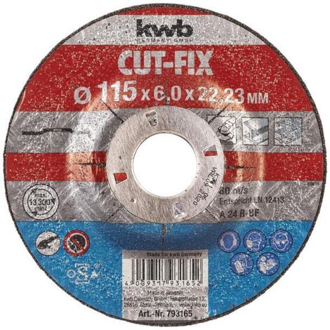 KWB disc sbaste metal 115x6x22 mm 49793165 , Disco Desbaste Metal 115X6X22 Mm de la marca Einhell.