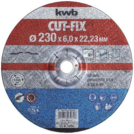 KWB Disco desbaste Cutfix metal 230X22.23X6,0mm