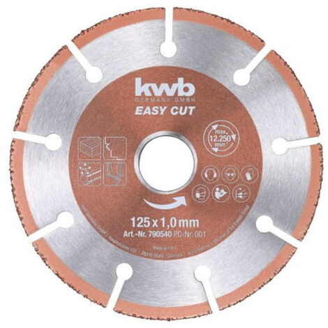 KWB Disque multi-matériaux Easy cut 125mm