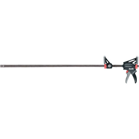 kwb Einhand-Zwinge Spann- und Spreiz-Zwinge, Spannweite 600 mm, Spanntiefe 85 mm, zum Halten, Klemmen, Verleimen u. Spreizen