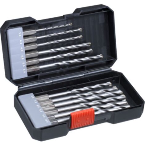 KWB Einhell 49108840 Juego de 12 brocas HM TCT 1/4" E6.3 Hormigón Mampostería