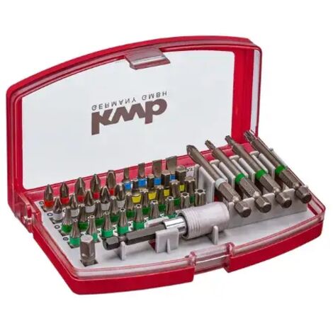 KWB Einhell 49118695 Set porte-embouts en acier 42 embouts S2 boîte en plastique