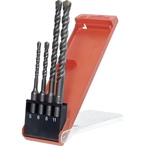 KWB Einhell 49240500 Set 4 Punte HB44 SDS-Plus HM TCT Per Muratura