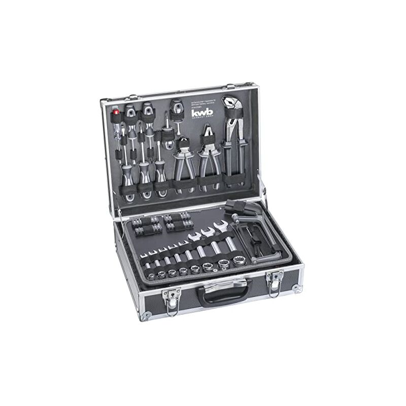 KWB Einhell 49375561 Set 199 Utensili Manuali Valigia Alluminio